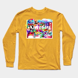 gradient doodle VICTORY Long Sleeve T-Shirt